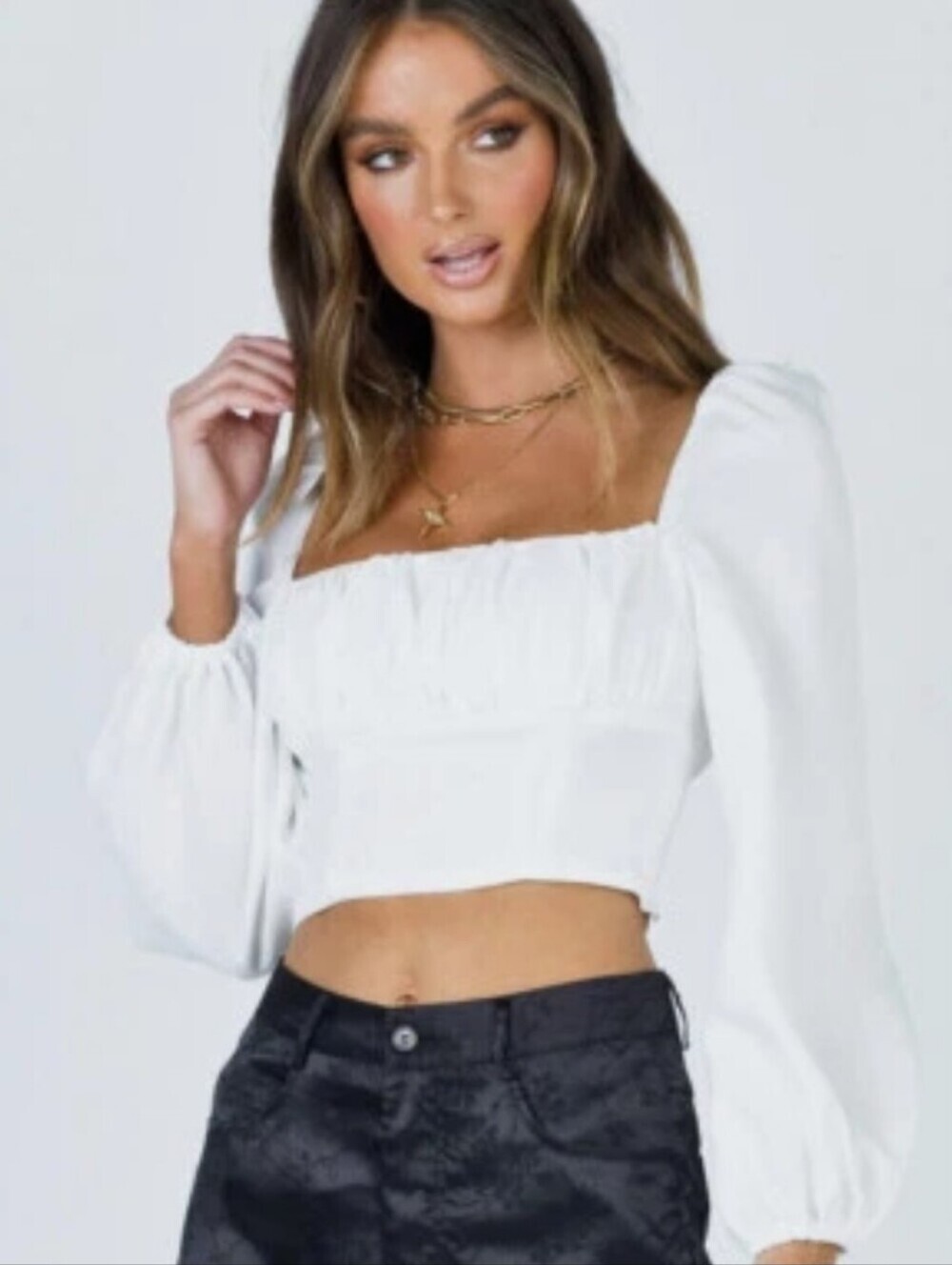 Princess Polly Ariah Long Sleep Top